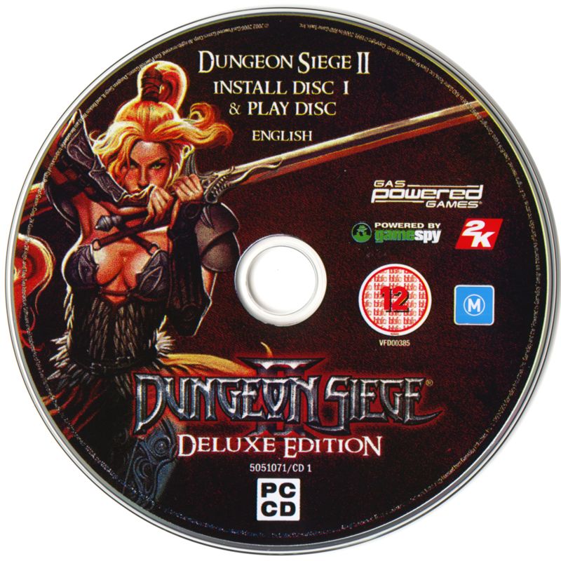 Media for Dungeon Siege II: Deluxe Edition (Windows) (Slipcase + Digipak): Disc 1