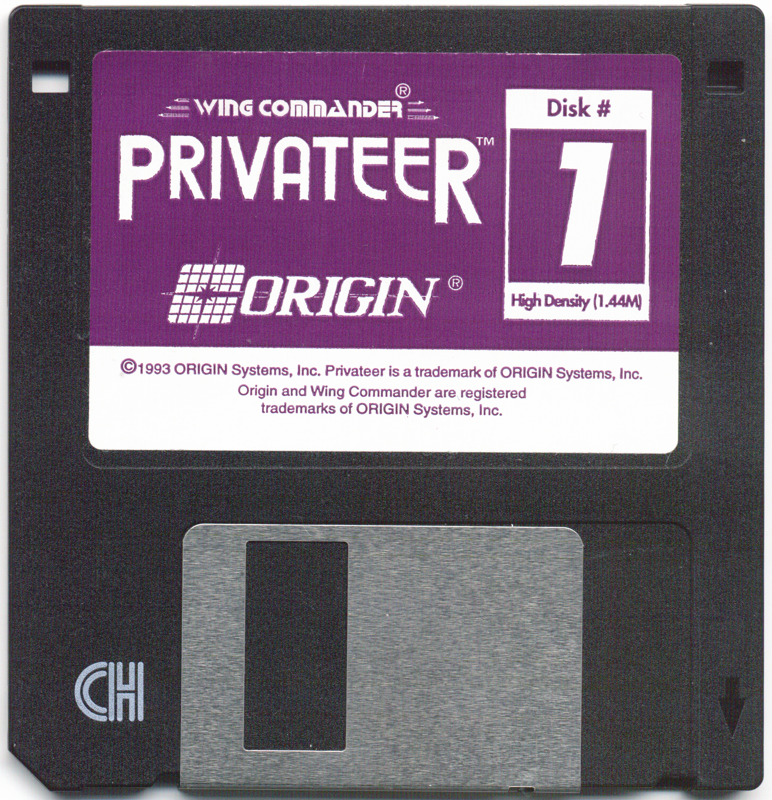 Media for Wing Commander: Privateer (DOS): Disk 1/6