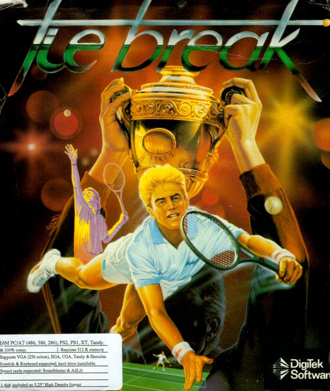 Front Cover for Tie Break (DOS) (5.25" disk release)