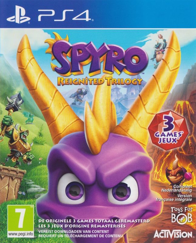 Front Cover for Spyro: Reignited Trilogy (PlayStation 4)