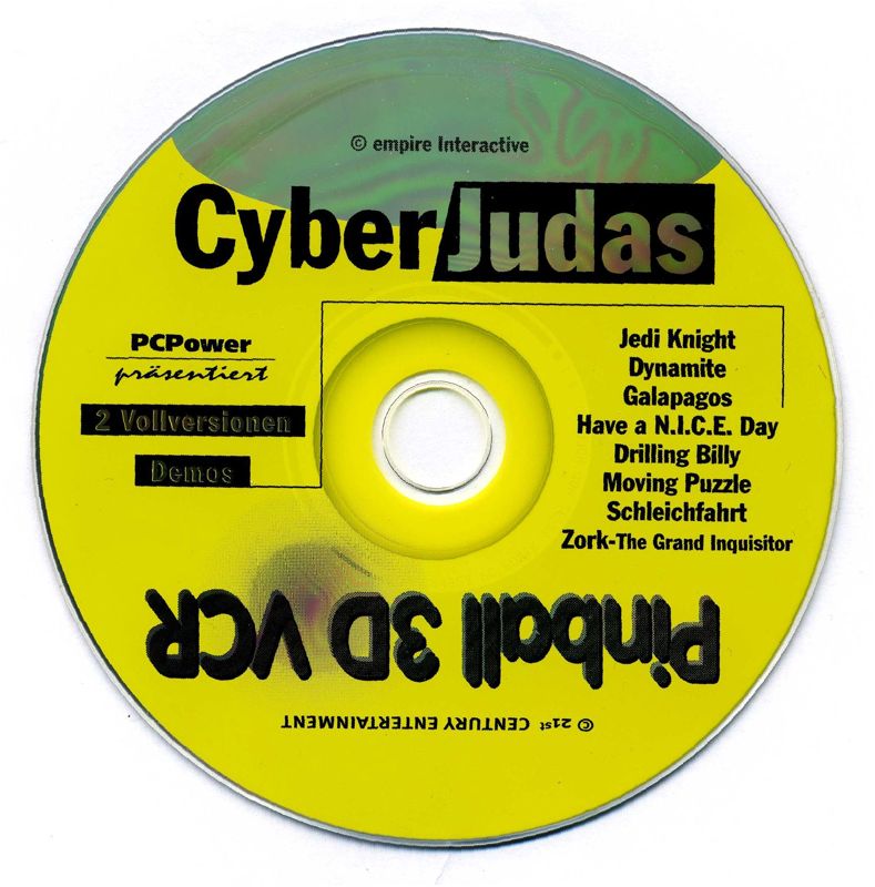 Media for CyberJudas (DOS) (PC Power covermount)
