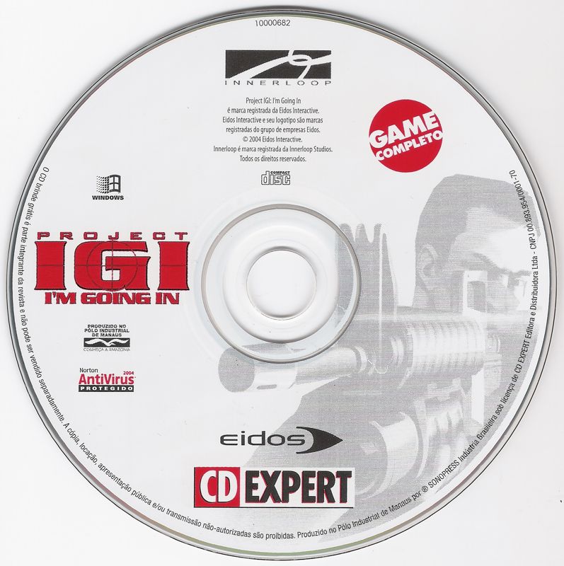 Media for Project IGI: I'm Going In (Windows) (CD Expert Mini year 1 - number 4 covermount)