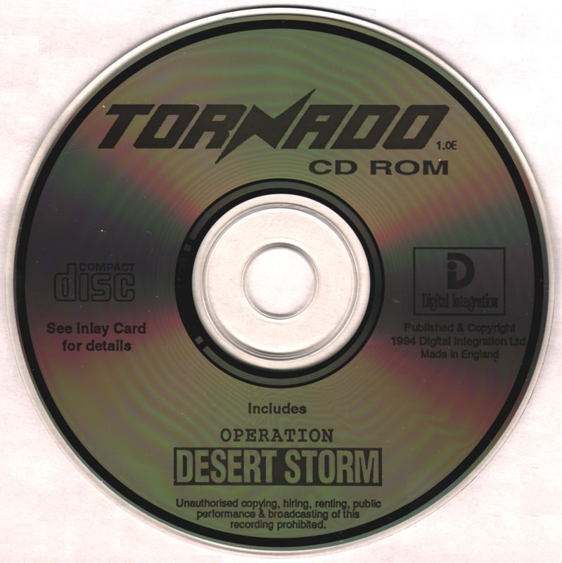 Media for Tornado: Limited Edition (DOS) (Action Sixteen release)