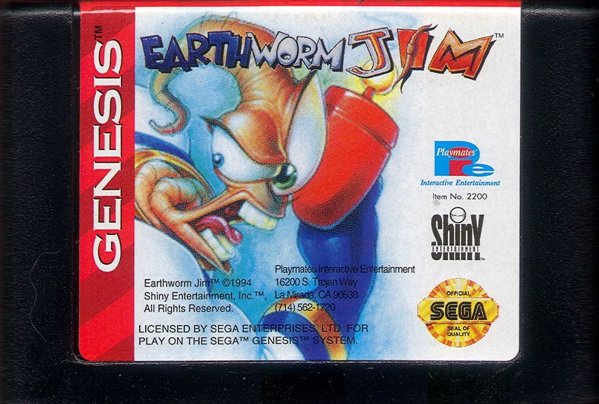 Media for Earthworm Jim (Genesis)