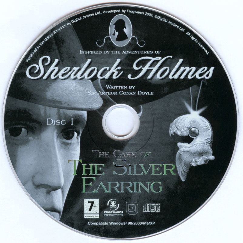 Media for Sherlock Holmes: Secret of the Silver Earring (Windows): Disc 1