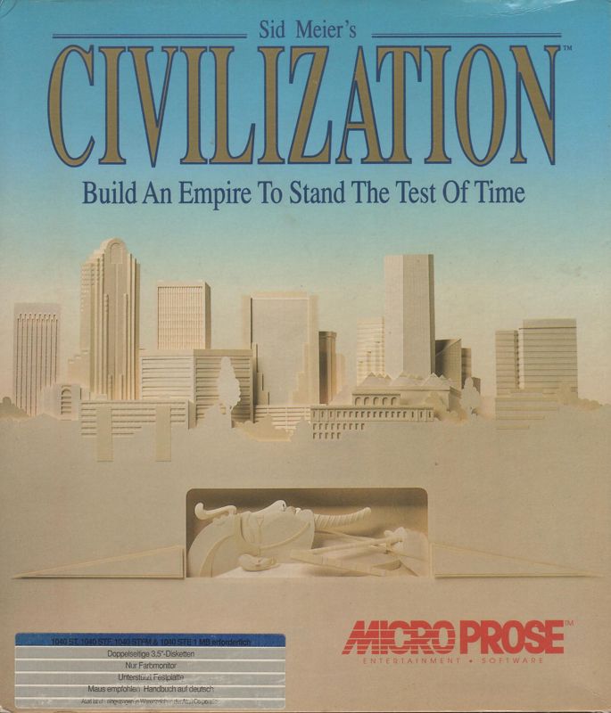 Front Cover for Sid Meier's Civilization (Atari ST)