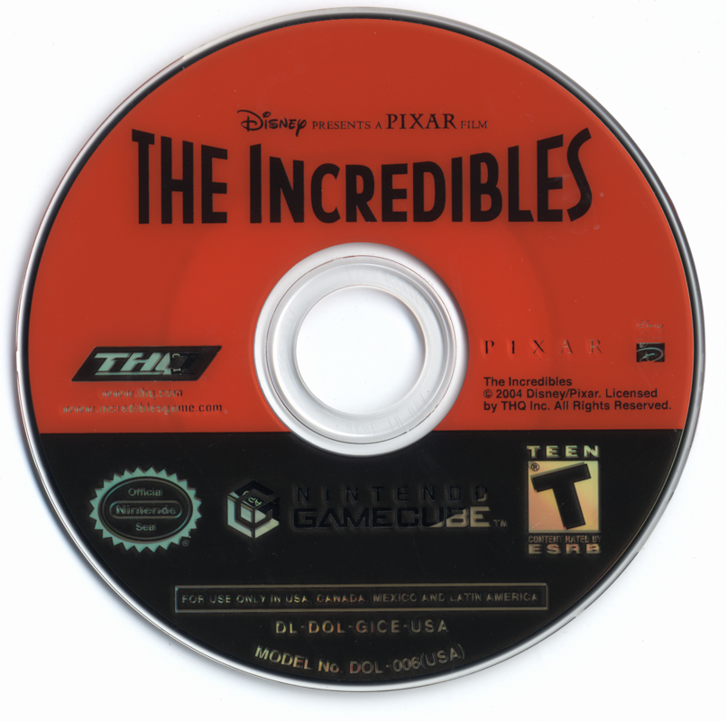 Media for The Incredibles (GameCube) (Player's Choice release)