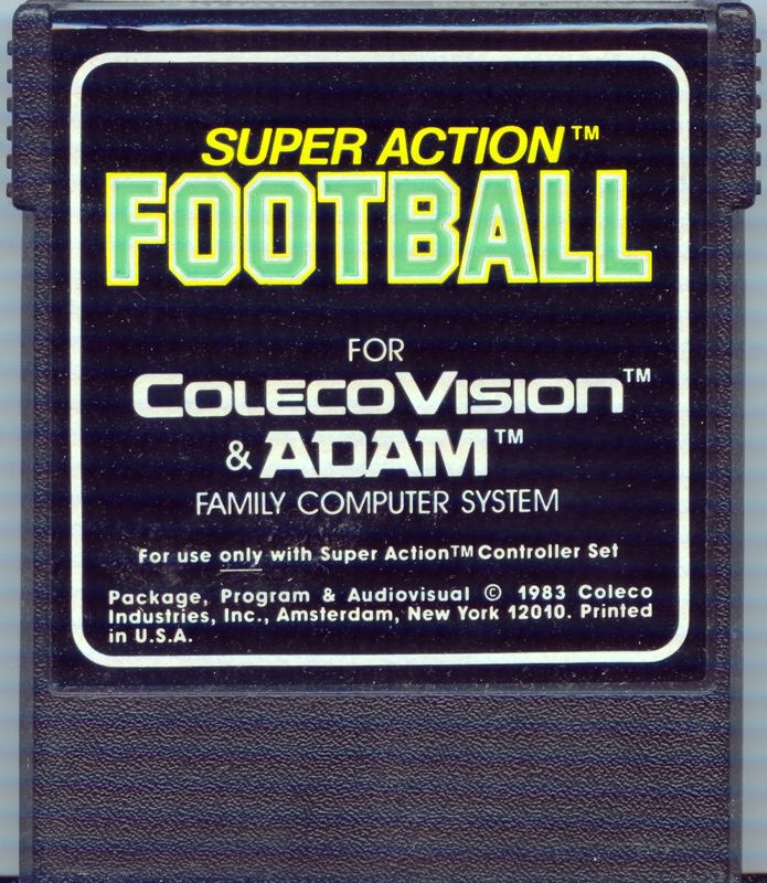 Media for Super Action Football (ColecoVision)