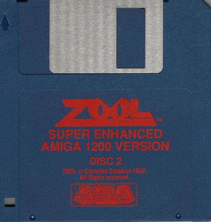 Media for Zool (Amiga) (Amiga 1200/4000 AGA release): Disk 2/2