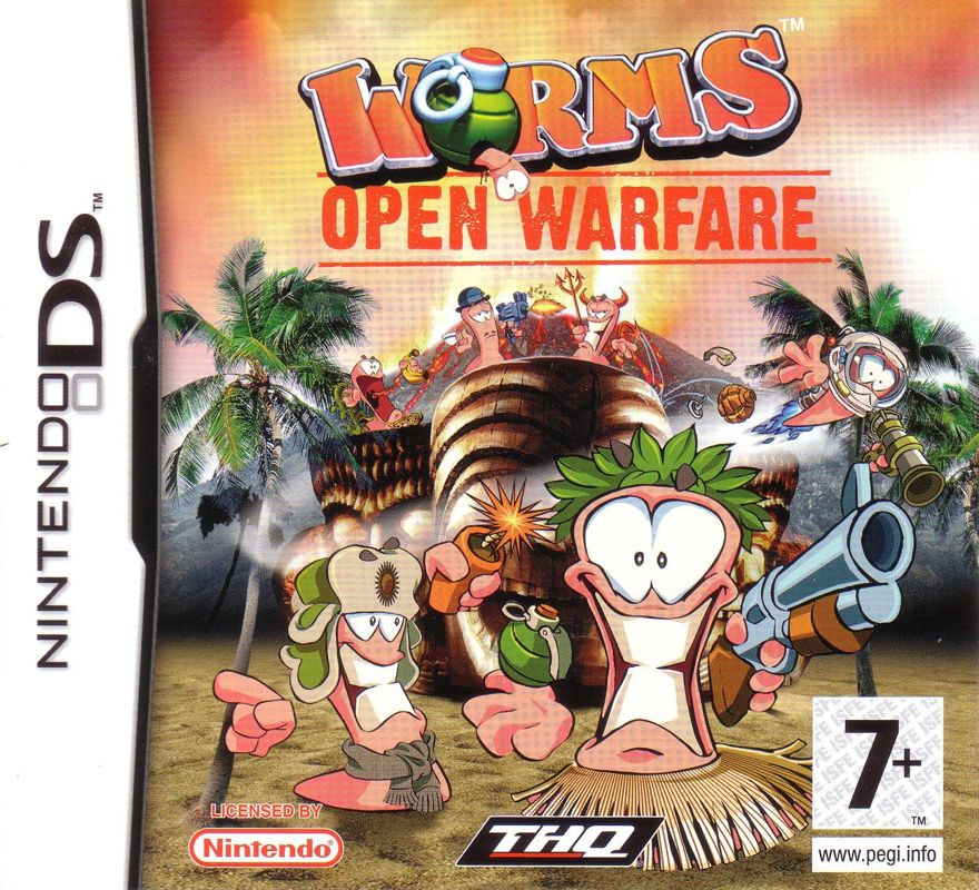 Front Cover for Worms: Open Warfare (Nintendo DS)