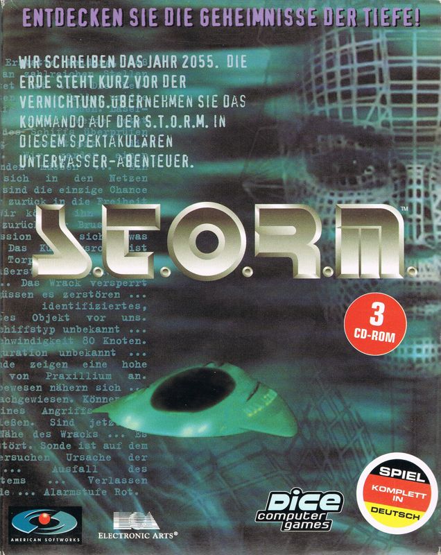 S.T.O.R.M. cover or packaging material MobyGames
