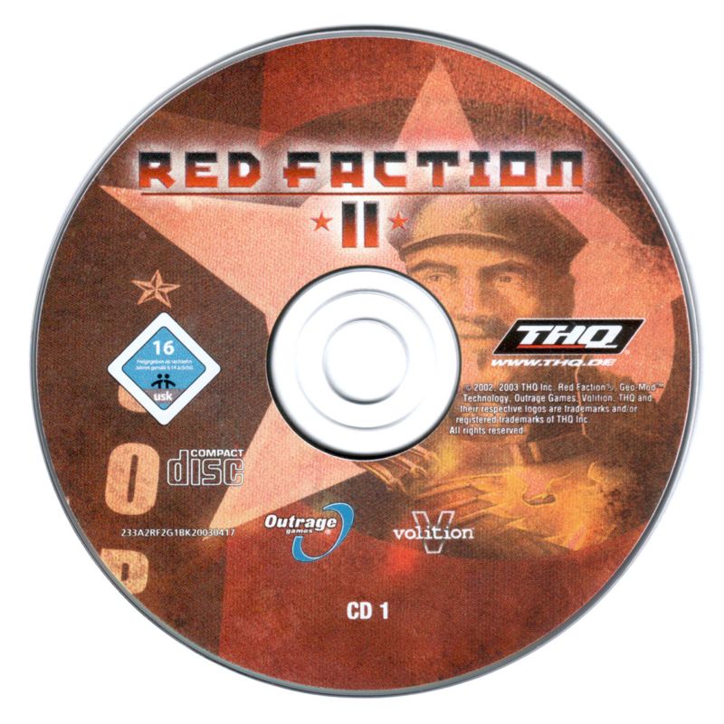 Media for Red Faction II (Windows): Disc 1