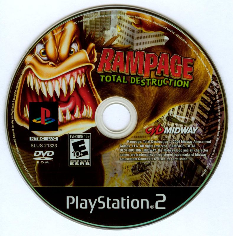 Media for Rampage: Total Destruction (PlayStation 2)