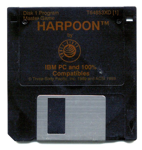 Media for Harpoon & Battleset 2 (DOS) (With English stickers): Battleset #2 Disk 1/2