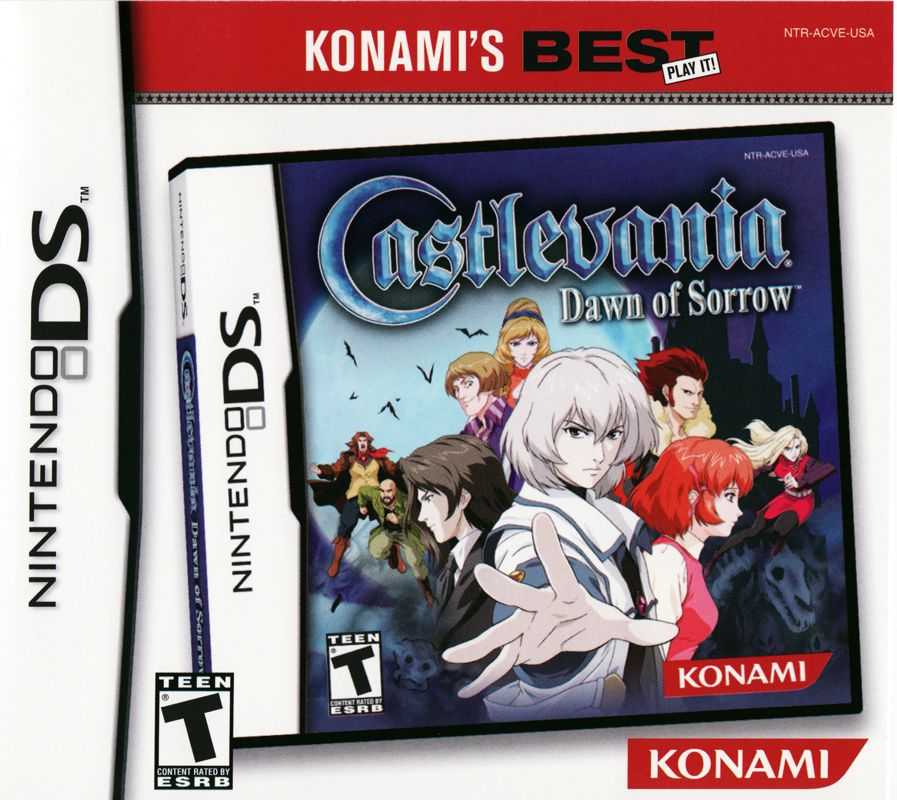 Front Cover for Castlevania: Dawn of Sorrow (Nintendo DS) (Konami's Best release)