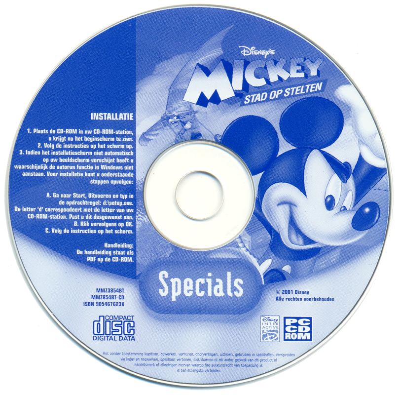 Media for Disney: 3 Spellen (Windows): Disney's Mickey Saves the Day: 3D Adventure Disc