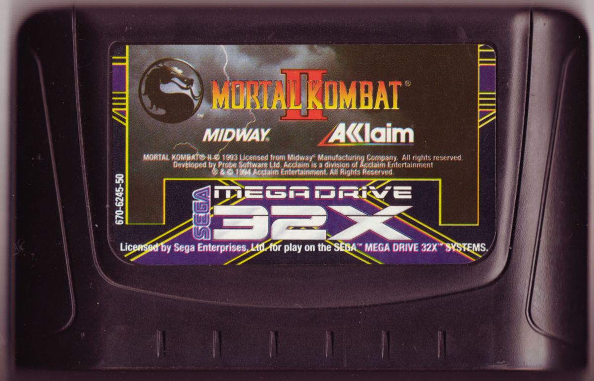 Media for Mortal Kombat II (SEGA 32X)