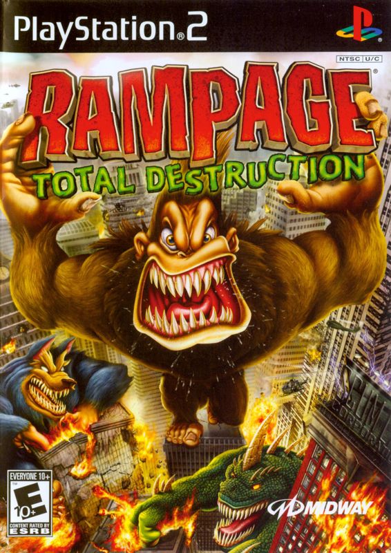 Front Cover for Rampage: Total Destruction (PlayStation 2)