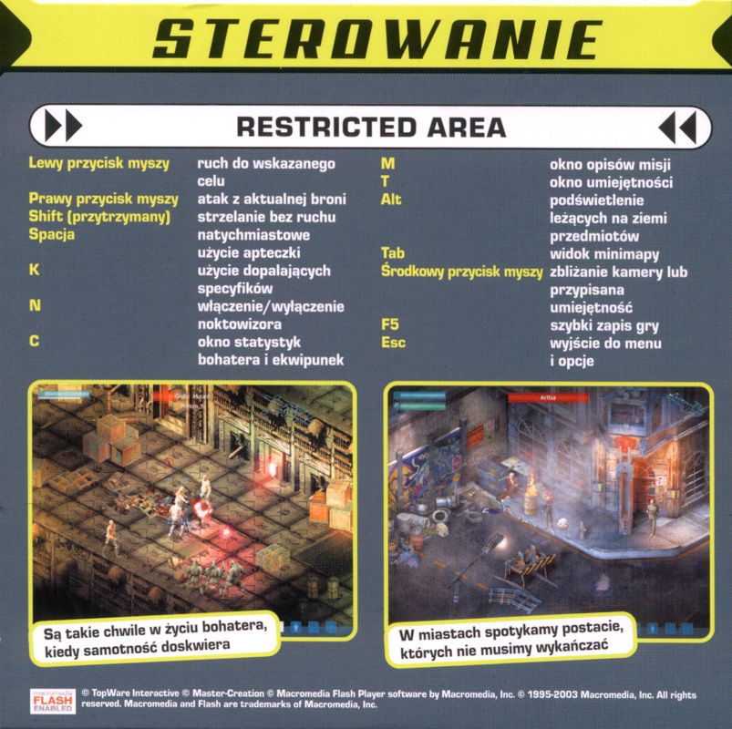 Back Cover for Restricted Area (Windows) (Play magazine #6/2007 covermount): Disc 1/2