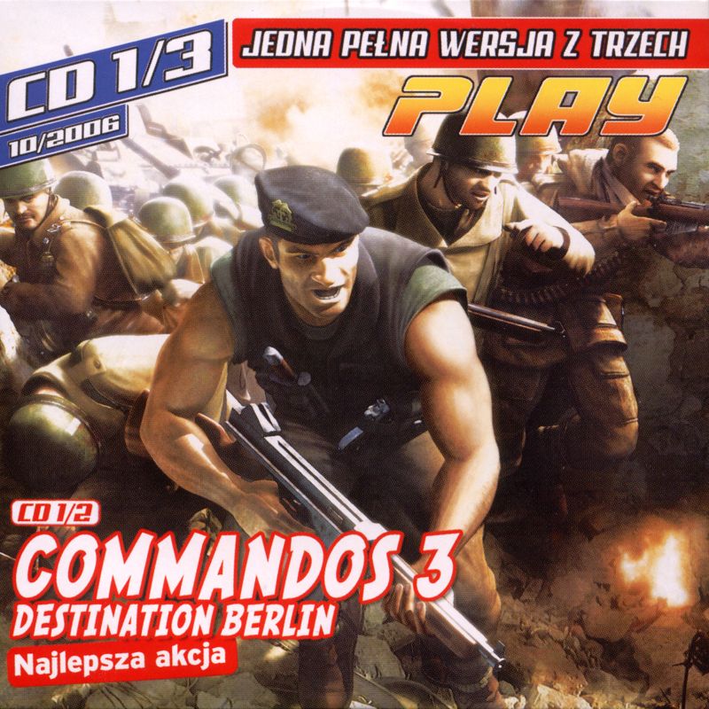 Front Cover for Commandos 3: Destination Berlin (Windows) (Play magazine #10/2006 covermount): Disc 1/2