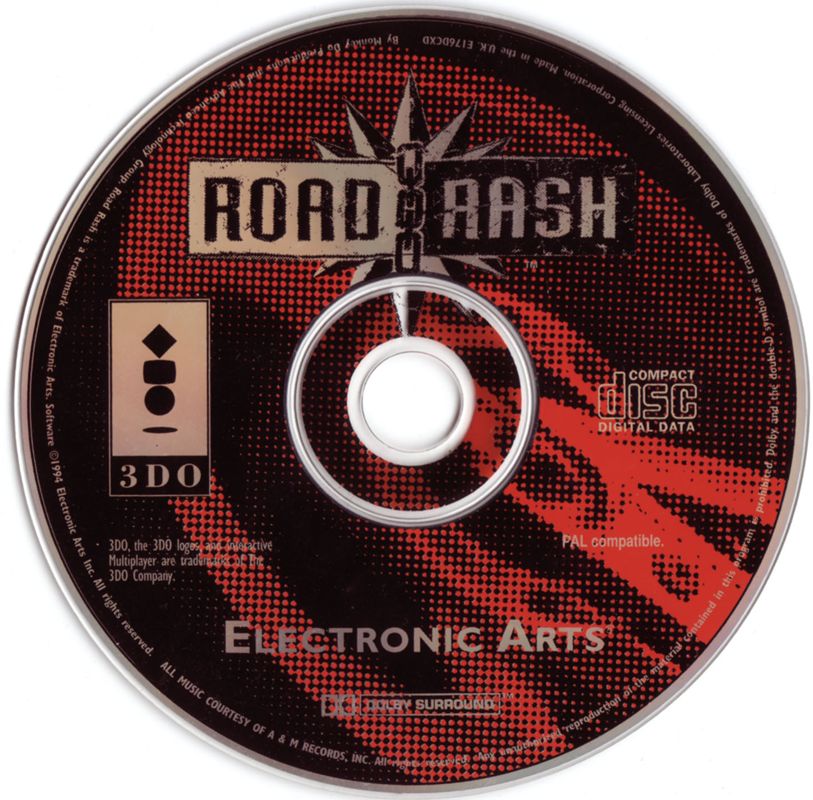 Media for Road Rash (3DO)