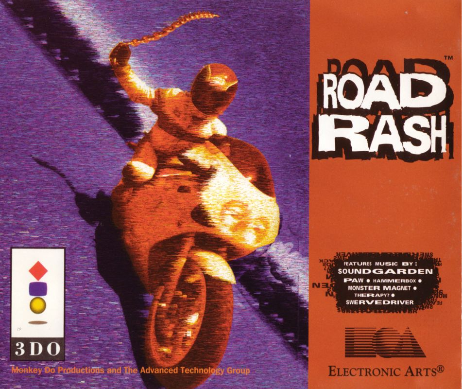Front Cover for Road Rash (3DO)