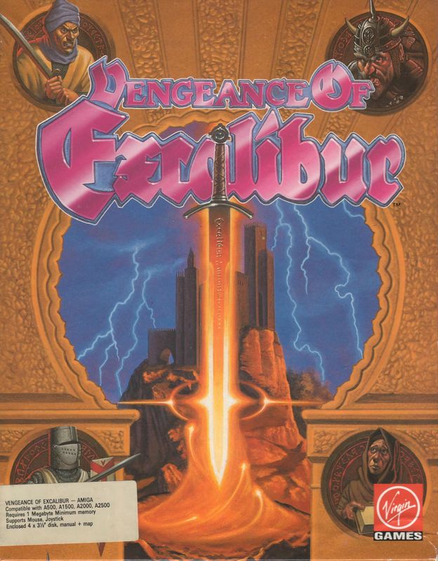 Front Cover for Vengeance of Excalibur (Amiga)