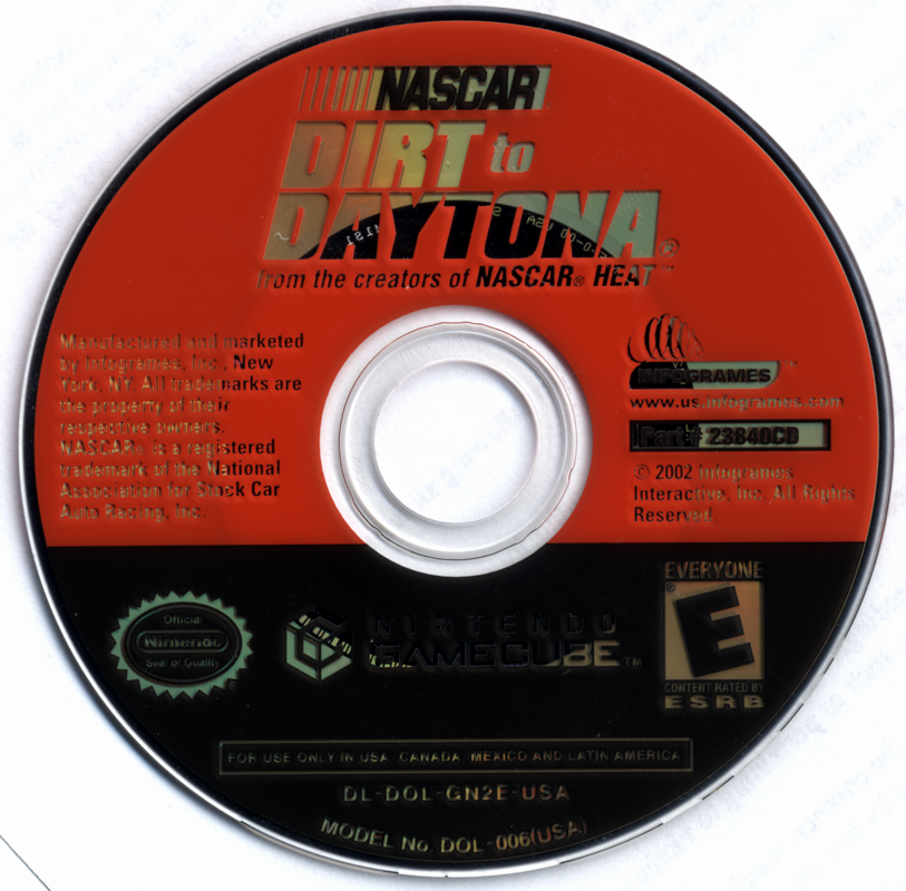 Media for NASCAR: Dirt to Daytona (GameCube)