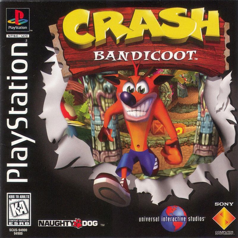 Front Cover for Crash Bandicoot (PlayStation)