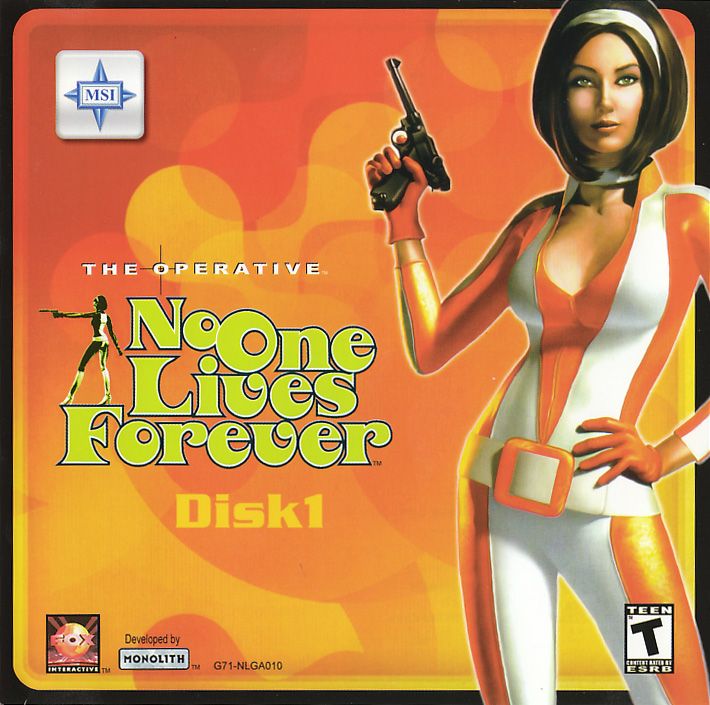 Inside Cover for The Operative: No One Lives Forever (Windows) (Included with MSI 845 Ultra Series Mainboard): For the game CD.