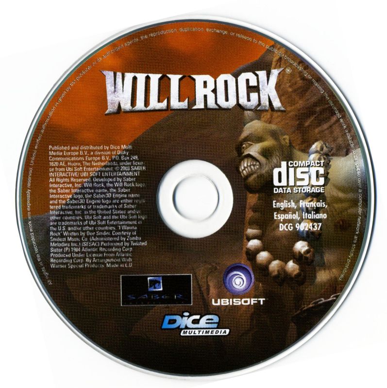 Media for Will Rock (Windows) (Dice Multimedia release)