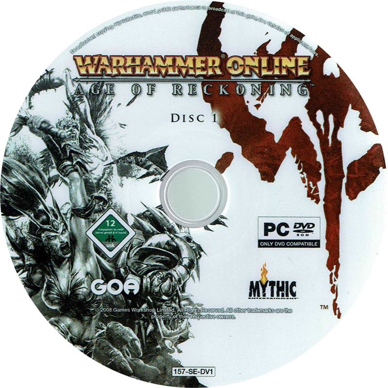 Media for Warhammer Online: Age of Reckoning (Windows): Disc 1