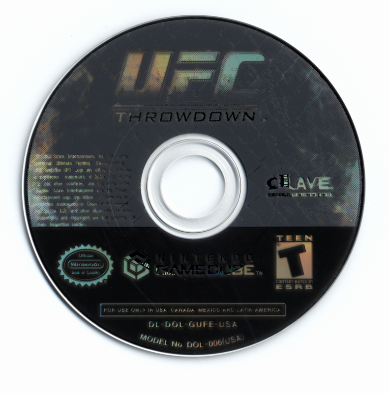 UFC Throwdown cover or packaging material MobyGames