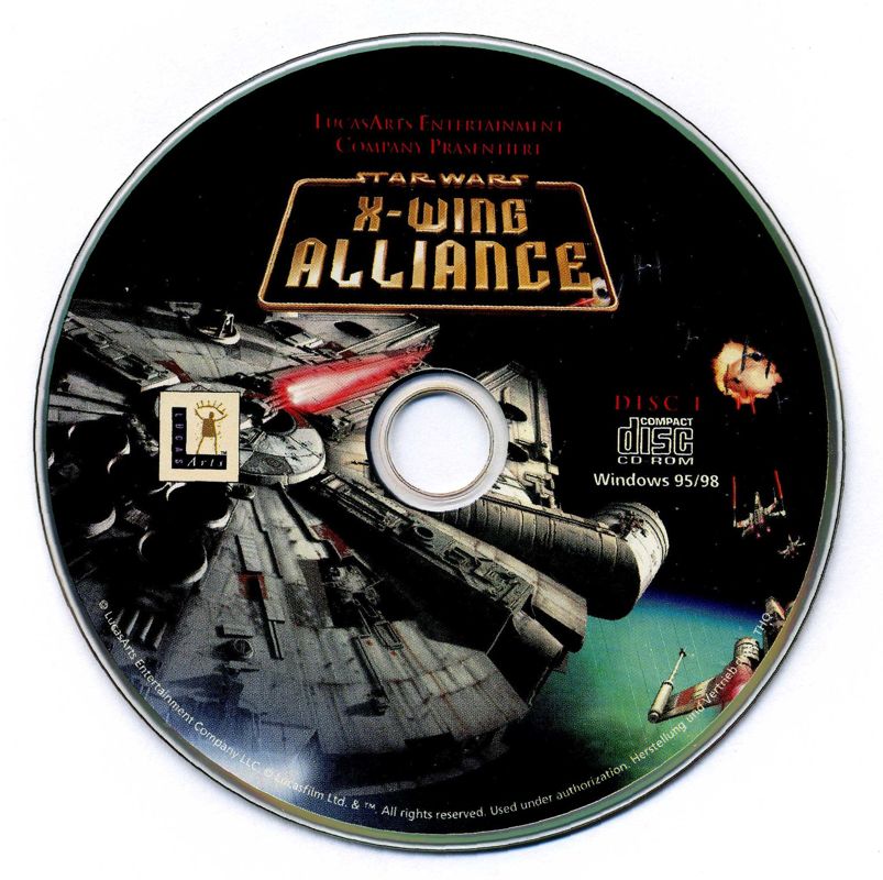 Media for Star Wars: X-Wing Alliance (Windows): Disc 1