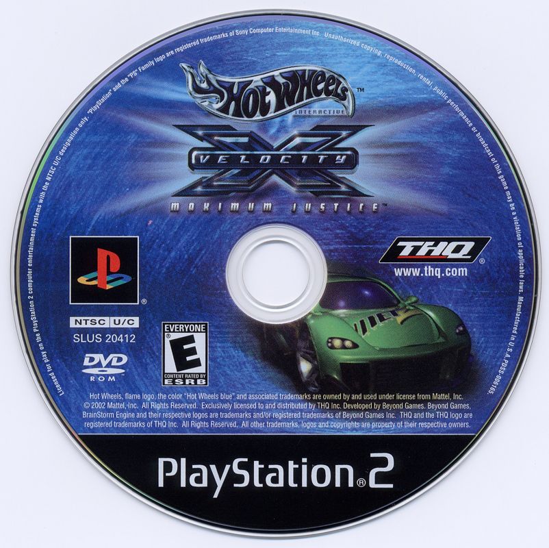 Media for Hot Wheels: Velocity X (PlayStation 2)