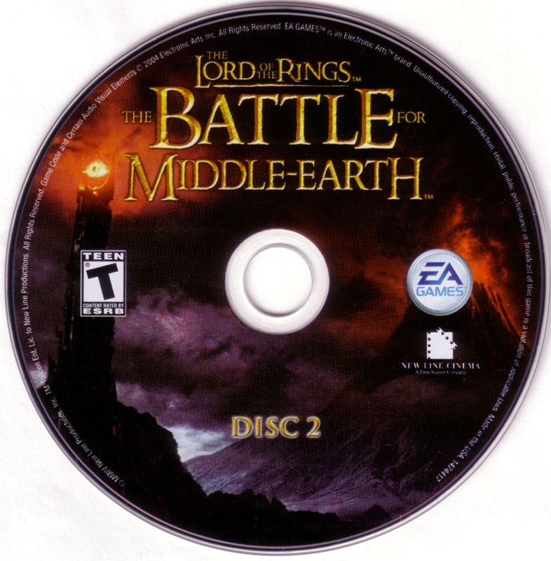 Media for The Lord of the Rings: The Battle for Middle-earth (Windows) (CD-ROM release): Disc 2