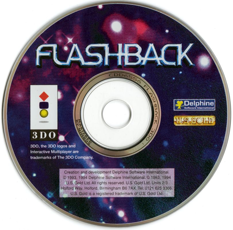 Media for Flashback: The Quest for Identity (3DO)