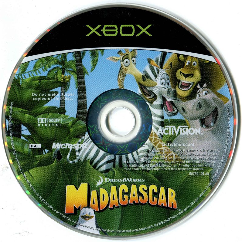 Media for Madagascar (Xbox) (Classics release)