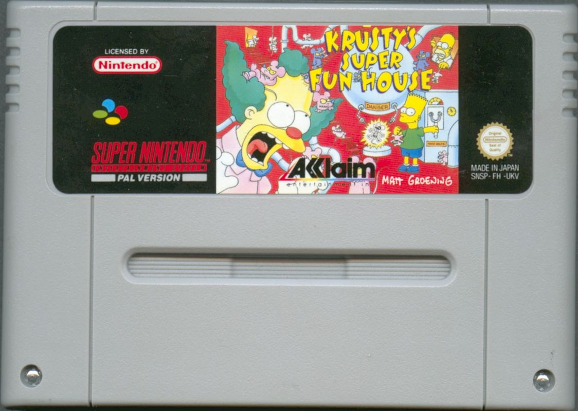 Media for Krusty's Super Fun House (SNES)