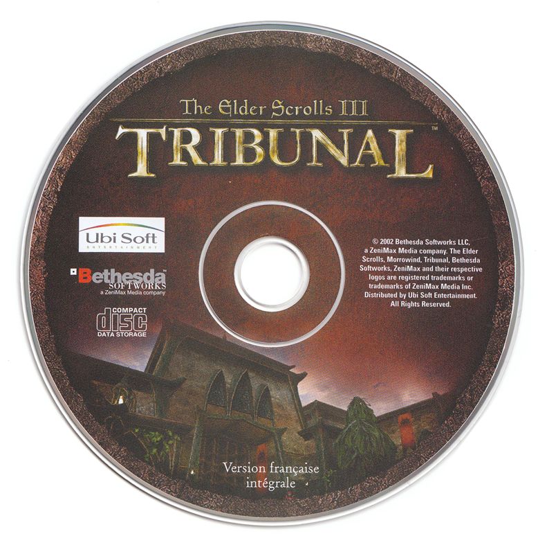 The Elder Scrolls III: Tribunal cover or packaging material - MobyGames