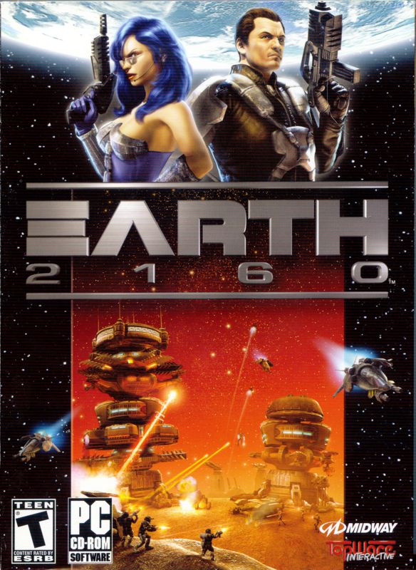 Front Cover for Earth 2160 (Windows) (Sleeve with flap and a separate inner box)