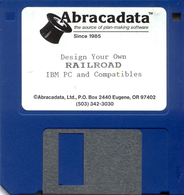 Media for Design Your Own Railroad (DOS): Disk 1/1