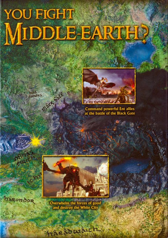 Inside Cover for The Lord of the Rings: The Battle for Middle-earth (Windows) (CD-ROM release): Right Flap