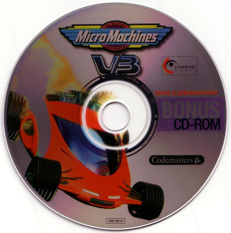 Media for Micro Machines V3 (Windows) (PC Games Plus 12/99 covermount)