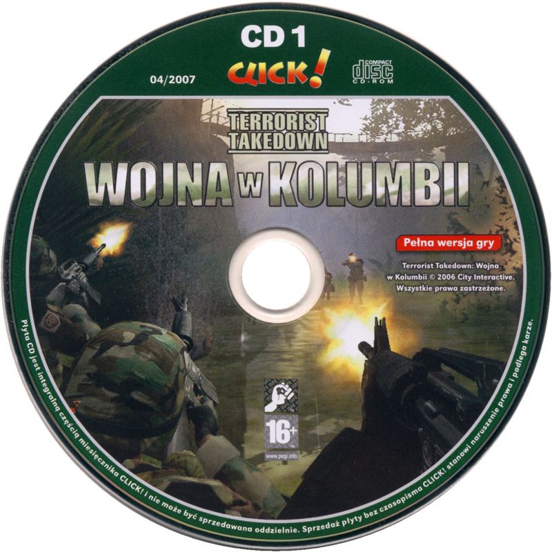 Media for Terrorist Takedown: War in Colombia (Windows) (Click! magazine #4/2007 covermount): Disc 1