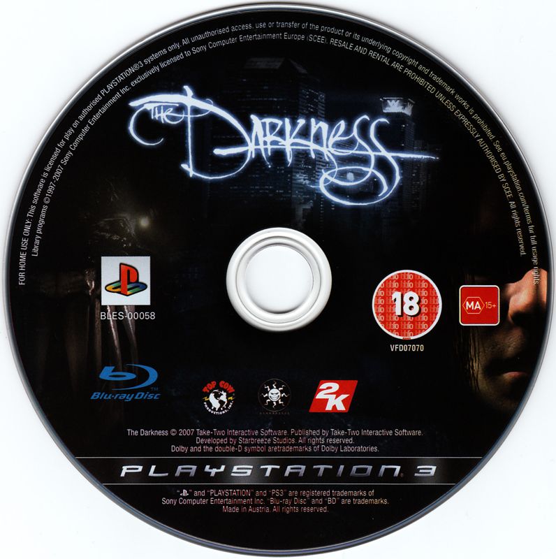 Media for The Darkness (PlayStation 3)