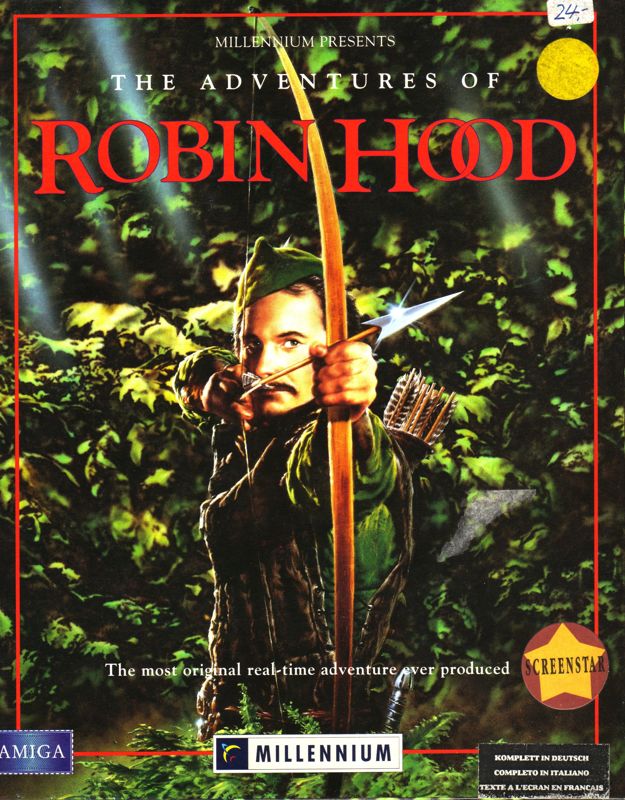 Front Cover for The Adventures of Robin Hood (Amiga)