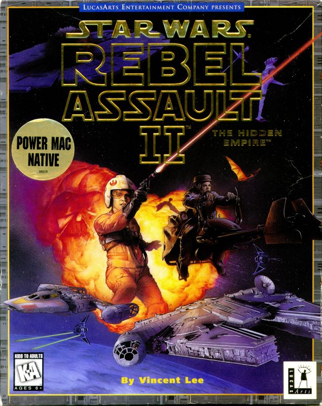 Front Cover for Star Wars: Rebel Assault II - The Hidden Empire (Macintosh)