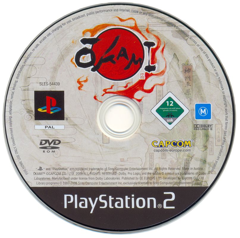Media for Ōkami (PlayStation 2)