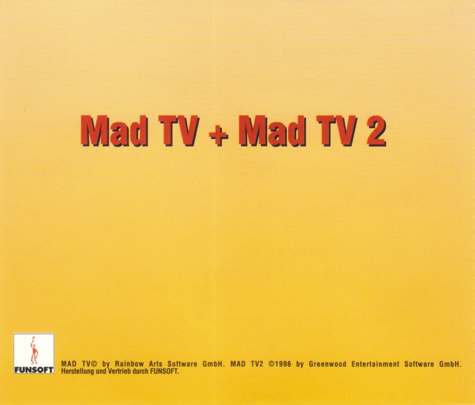 Other for Mad TV 1 + 2 (DOS): Jewel Case - Back